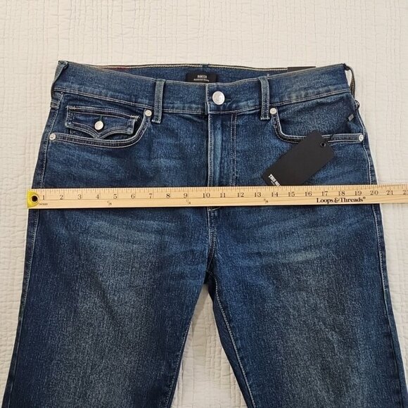 True Religion Rocco Jeans Men's 33x32 NWT Flap Pockets Green Contrast Stitch NEW - Picture 14 of 16